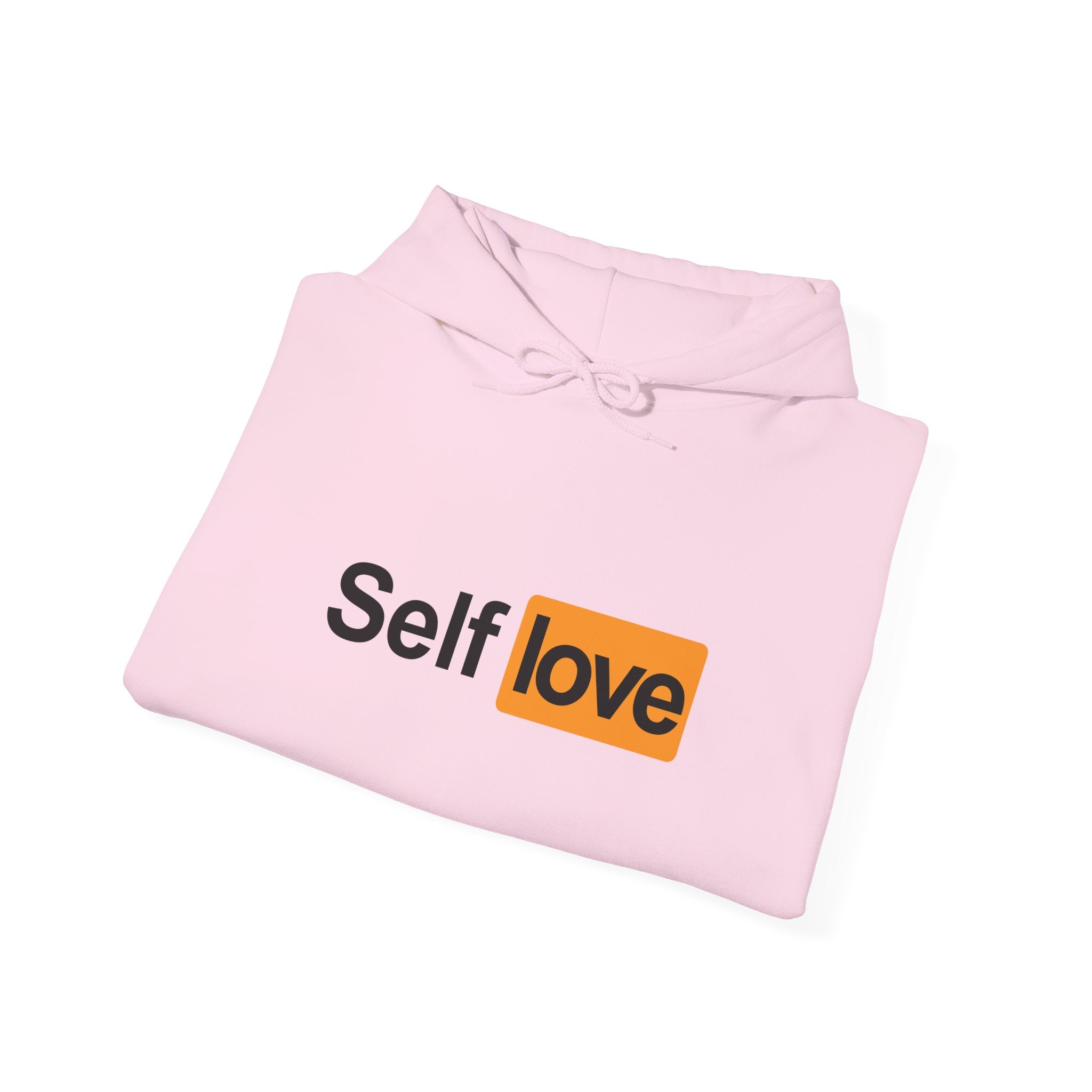"self love" pullover hoodie