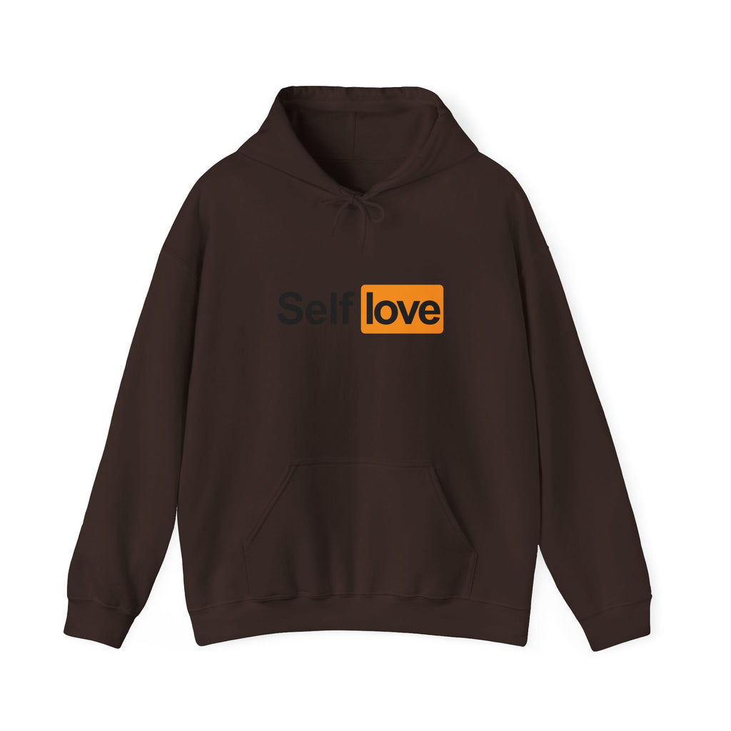 "self love" pullover hoodie