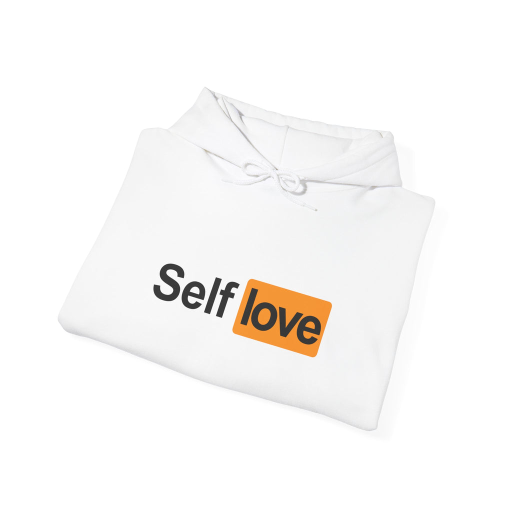 "self love" pullover hoodie