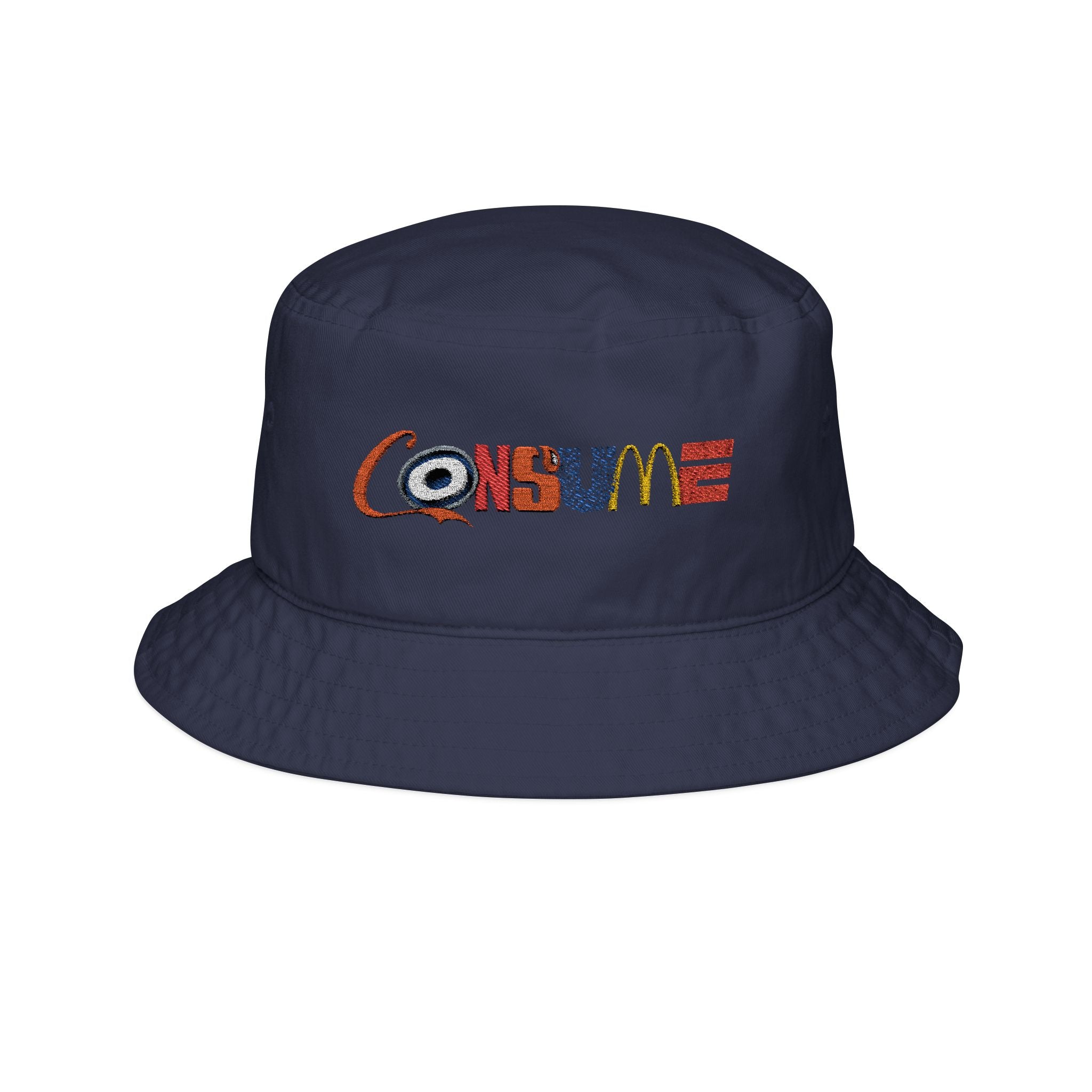 "consume"  bucket hat